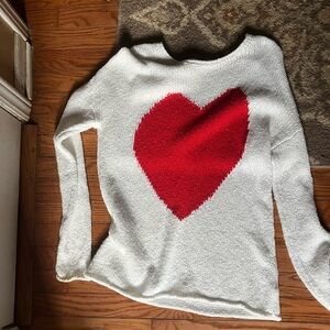 heart sweater